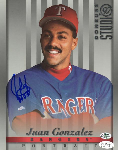 Juan Gonzalez 1997 Studio Portraits 8 x 10